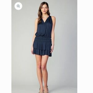 Current Air Navy Sleeveless Mini Dress